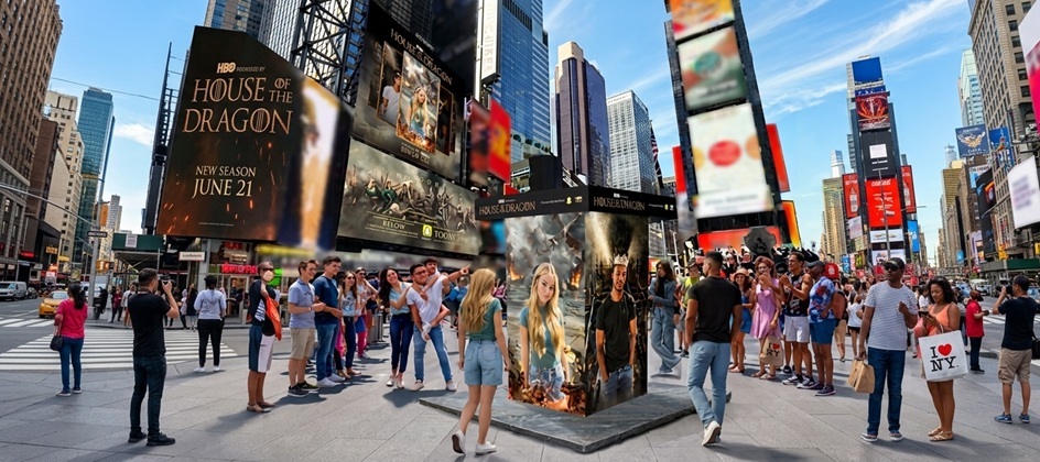 OUTFRONT and Snapchat launch AR ad format in Times Square